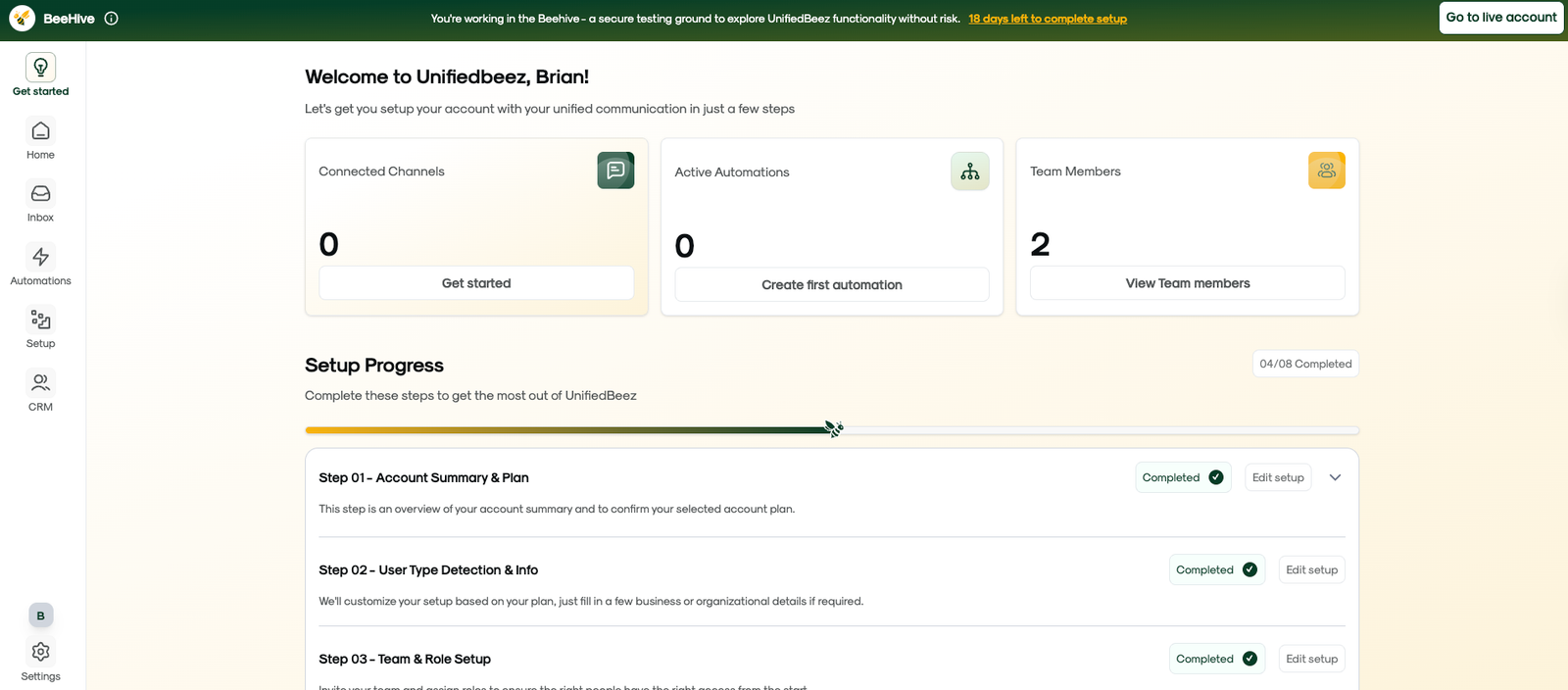 UnifiedBeez product screenshot
